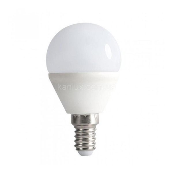Лампа світлодіодна Kanlux 23423 потужністю 6.5W. Типорозмір — P45 з цоколем E14, температура кольору — 4000K