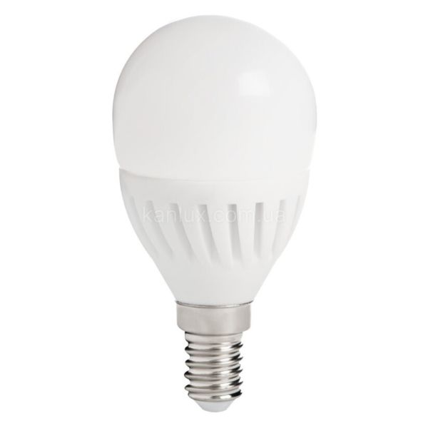 Лампа світлодіодна Kanlux 26763 потужністю 8W. Типорозмір — G45 з цоколем E14, температура кольору — 4000K