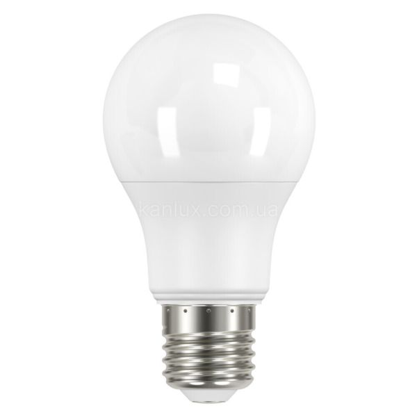 Лампа світлодіодна Kanlux 27270 потужністю 5.5W з серії IQ-LED. Типорозмір — A60 з цоколем E27, температура кольору — 2700K